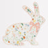 Elegant Floral Bunny Plates (8pcs)